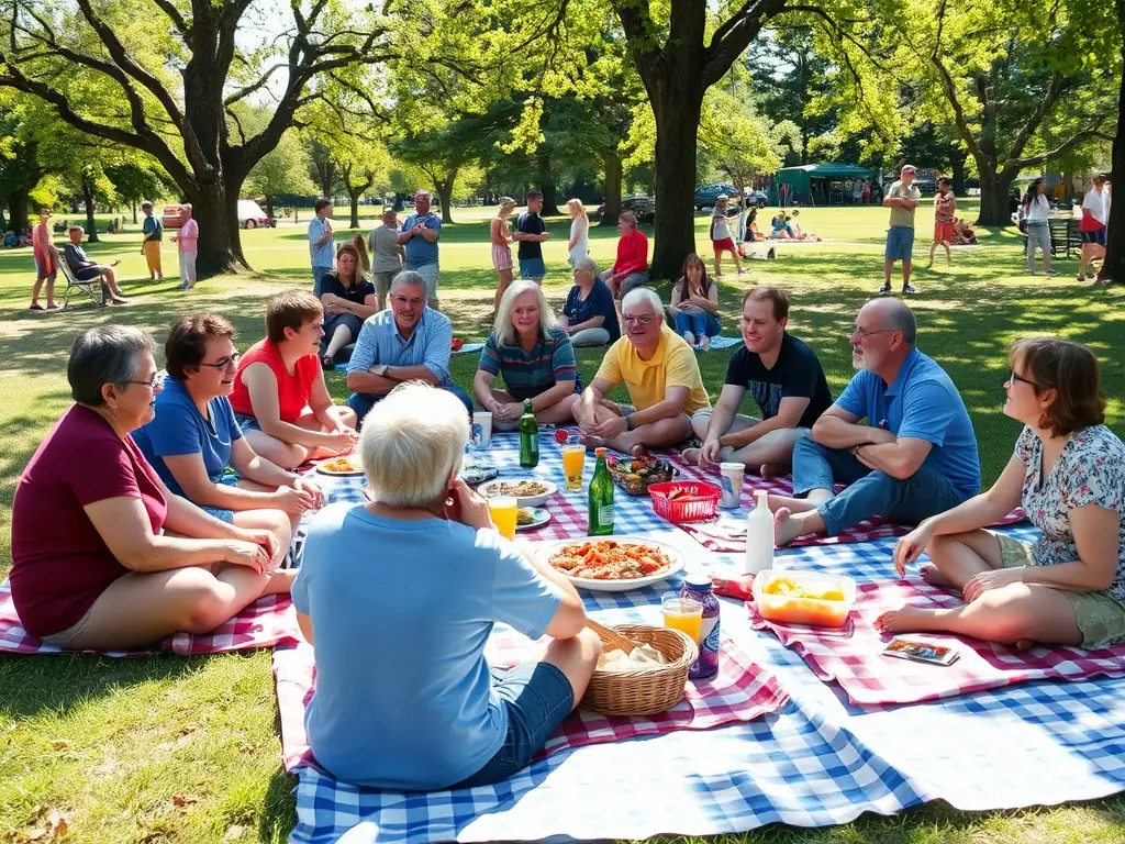 A photo of club members participating in a community event, showcasing their skills and engaging with the local community.